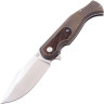Нож FOX KNIVES FOX EAST WOOD TIGER BRONZE TI/ZEBRAWOOD FFX-524 TiZW